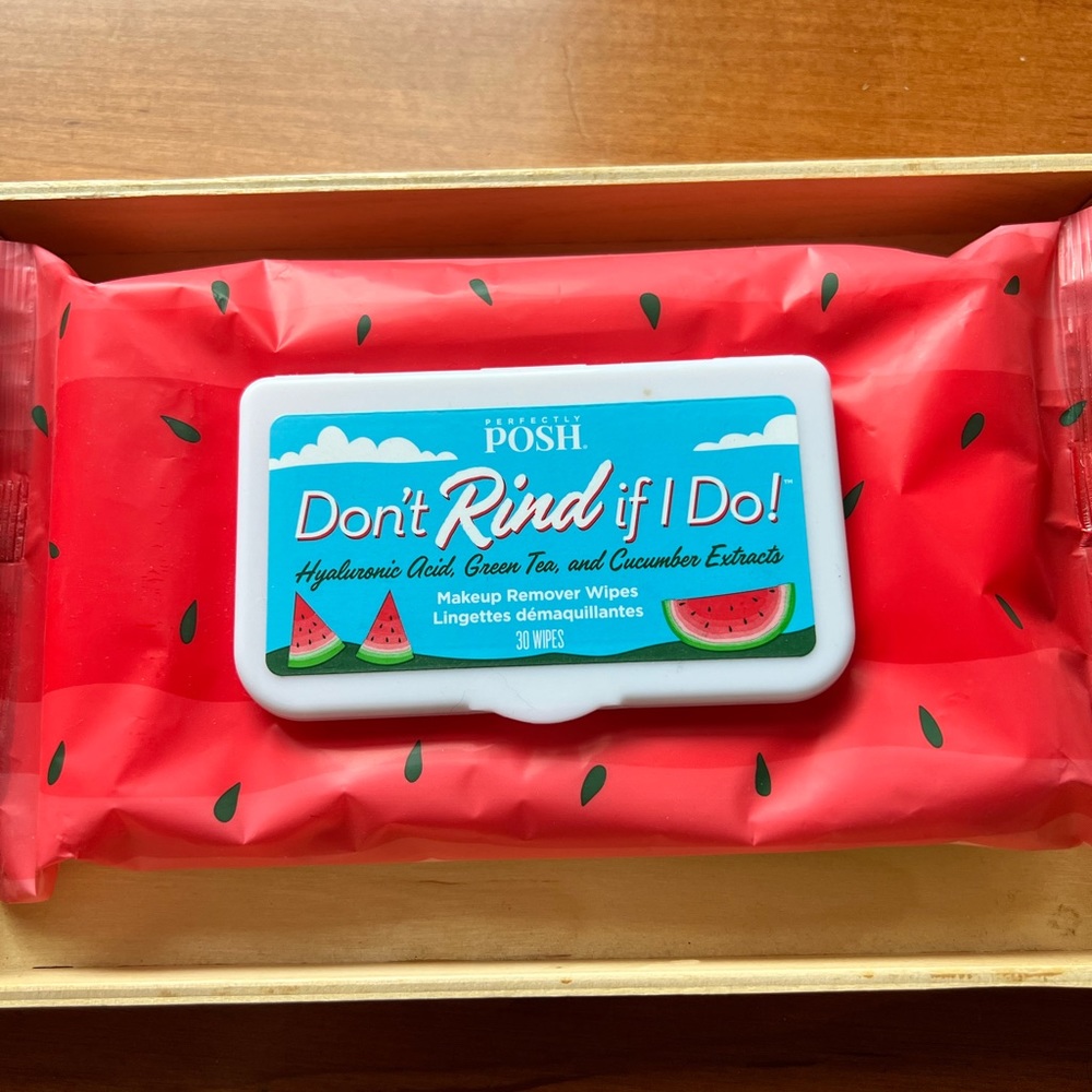 Don’t Rind if I Do makeup removing wipes
